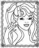 Coloring Barbie Pages Cartoons sketch template