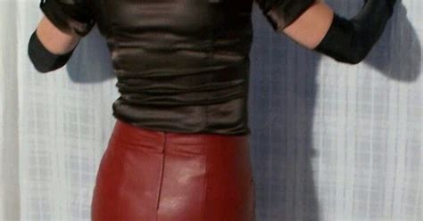 Lovely Ladies In Leather Leather Shiny Ass Part 9