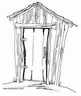 Clipart Hillbilly Outhouse Shed Drawing Rustic Sheds Old Country Shacks Pages Shack Sketch Clip Drawings Coloring Really Weatherbeaten Drawn Hand sketch template