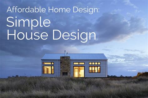 affordable home design simple house design