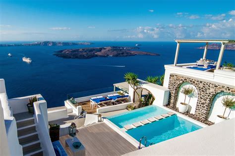 5 Hoteles Con Encanto Soñadora En Santorini La Mayoría De Lujo Isla De