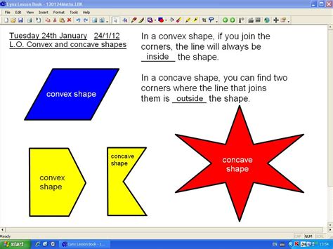 howes class maths convex  concave shapes