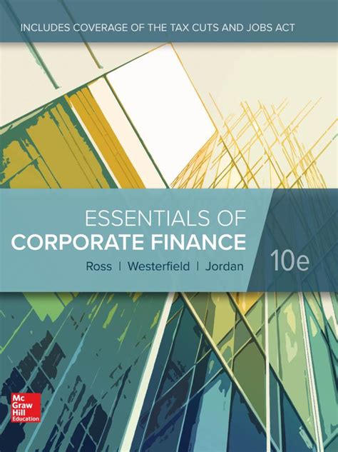 Essentials Of Corporate Finance 10th Edition– Pdf – Ebook
