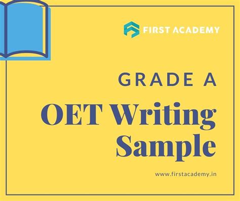 oet writing sample  academy