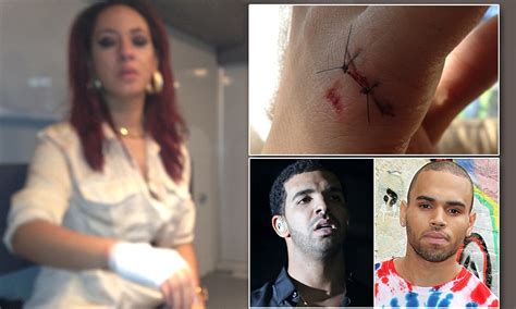 drake and chris brown fight over rihanna second female