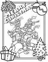 Coloring Christmas Turtles Pages Ninja Border Minions Printable Turtle Print Color Popular sketch template
