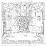 Coloring Thrones Game Pages Book Hbo Throne Jon Snow Adult Color Books Debuts Dessin Iron Colorier Adults Colouring Coloriage Hated sketch template