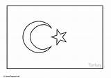Turkije Turquie Turchia Colorare Flag Boyama Afb Vlag Bayrak Turquía Sınıf öğretmenleri özgün şablonları Etkinlikler ücretsiz Sayfaları Disegni Giochiecolori Bandiere sketch template