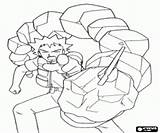 Pokemon Onix Brock Colorir Pokémon sketch template