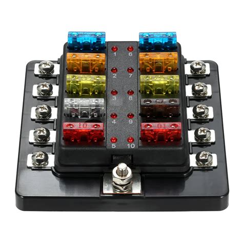 blade fuse box  led indicator fuse block  car boat marine caravan    fuses