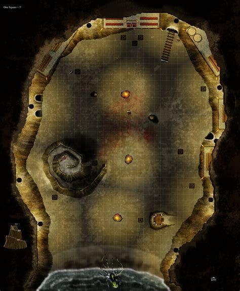 cavern arena battle map  cartographers guild fantasy map maker