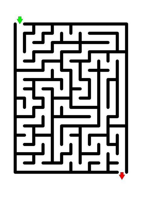 easy mazes  kids    years  printable labyrinth pages