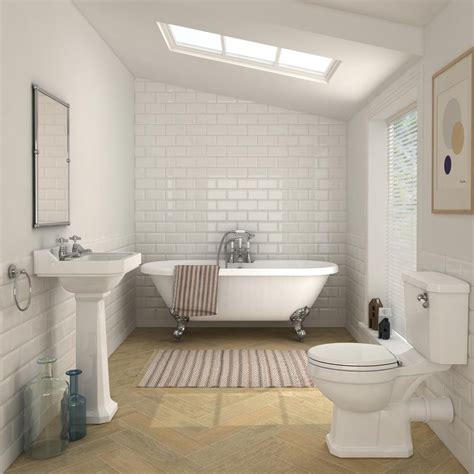 carlton traditional double ended freestanding bath suite