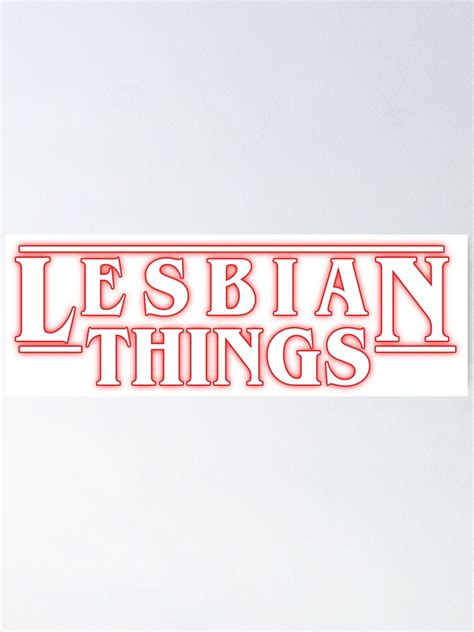 Lesbian Things Poster By Laureum Redbubble