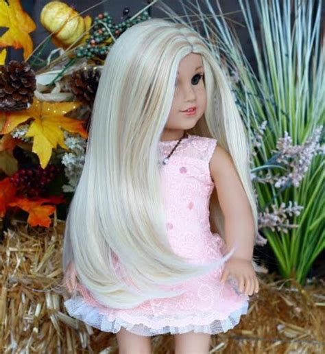 Custom Doll Wig For 18 American Girl Dolls Heat Safe