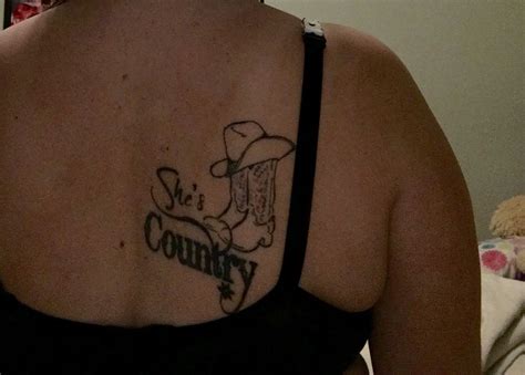 She S Country Tattoo 💜 Shescountry Countrygirl Countrytatt Country