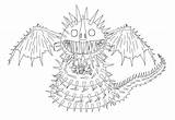 Dragon Coloring Pages Nightmare Monstrous Train Zippleback sketch template