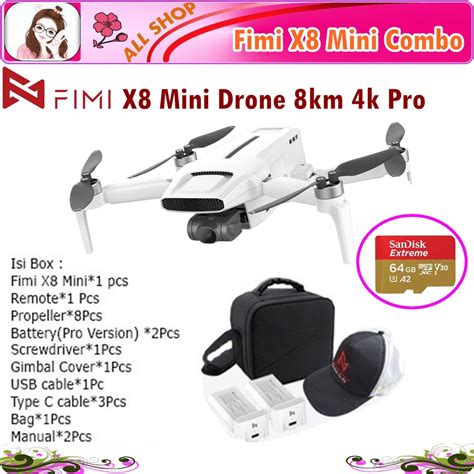 jual fimi  mini drone km  axis camera  version garansi resmi combo shopee indonesia