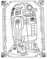 Coloring Pages C3po Getcolorings sketch template