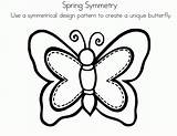 Coloring Symmetry Coloringhome Larger sketch template