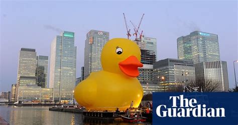 Giant Rubber Duck Thrills London In Pictures Uk News The Guardian