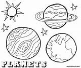 Coloring Planet Planets Pages Stars Sky sketch template