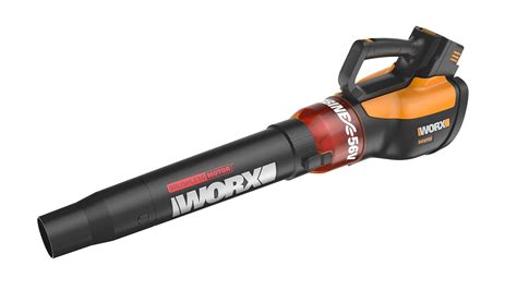 buy worx wg cordless leaf blower  battery handheld  cfm  speed turbine