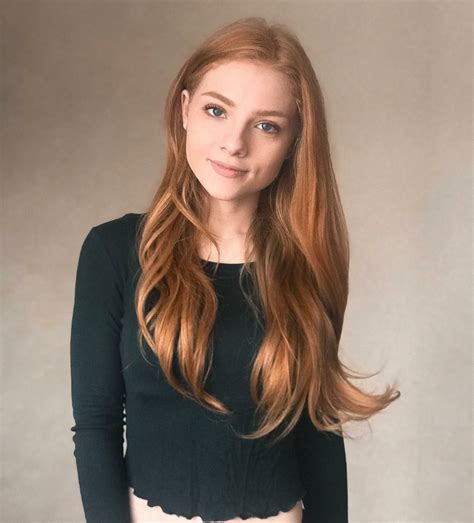 Julia Adamenko Strawberry Blonde Hair Beautiful Red