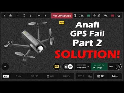 solved gps failure test flight   parrot anafi youtube