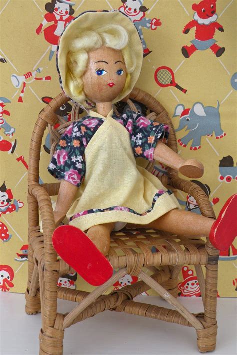 Polish Wooden Doll Old Dolls Fairy Dolls Vintage Dolls