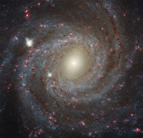 newly released hubble image  spiral galaxy ngc