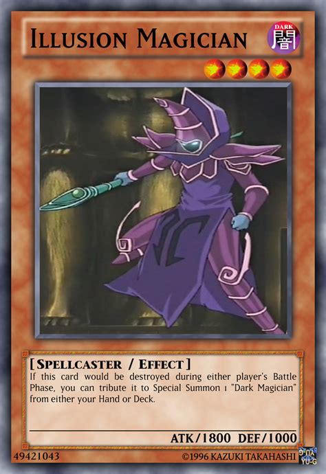illusion magician yu gi  custom card  duel express  deviantart