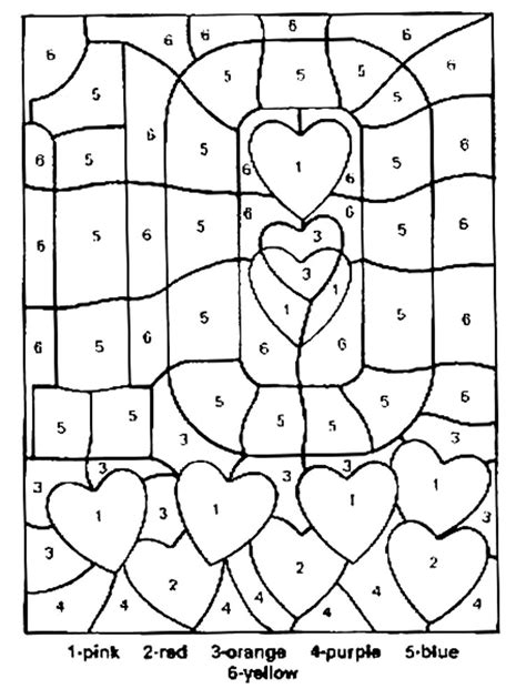 printable color  number coloring pages  coloring pages