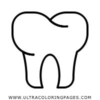 tooth coloring page ultra coloring pages