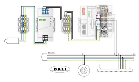 schematic dali lighting control wiring diagram