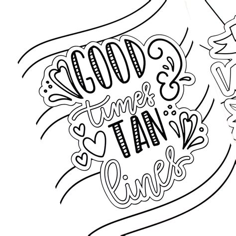 summer fun coloring pages