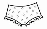 Coloring Panties Dotted Underwear Vector Panty Vine Tattoo sketch template