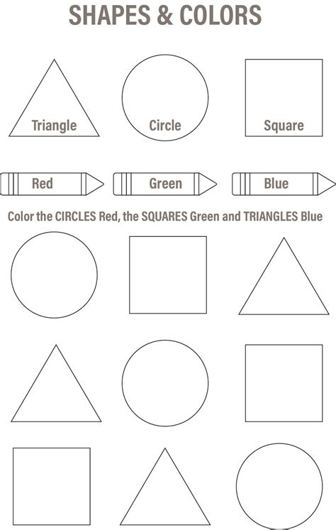 kindergarten math units shapes worksheet kindergarten shapes