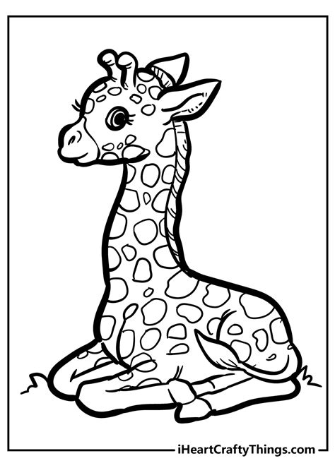 giraffe coloring pages updated