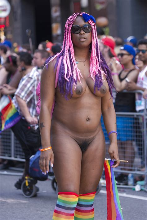 ebony woman butt naked in public parade 14 pics