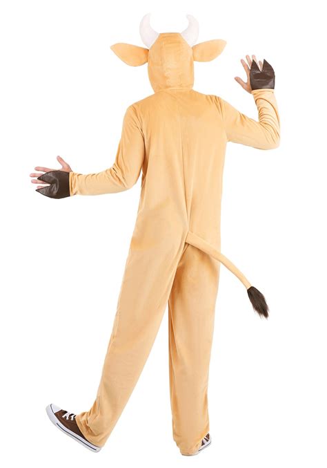 brown cow adult costume