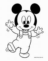 Colorare Topolino Babies Cute Colorir Disegni Disneyclips Minnie Immagini Pluto Tekenen Abrir Macdonald sketch template