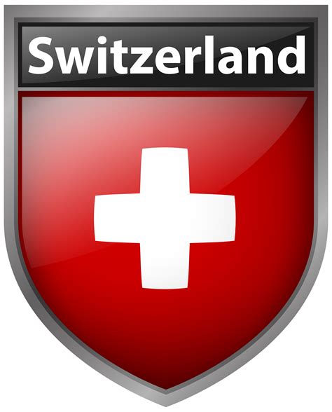 switzerland flag  badge design  vector art  vecteezy