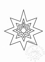 Star Coloring Pages Pattern Pointed Eight Coloringpage Eu Designs Template Getcolorings sketch template