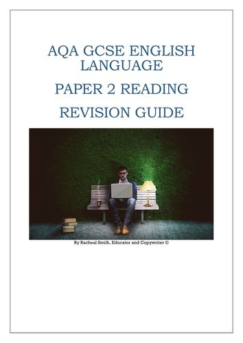 aqa paper  english reading revision booklet teaching resources