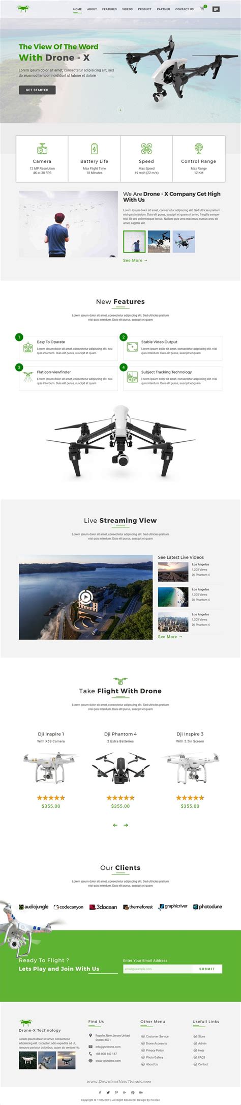 pin  drone website