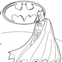 gotham city coloring page