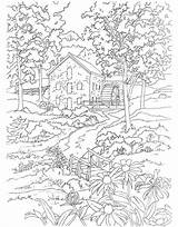 Coloring Mill Pages Publications Dover Kleurplaten Kleuren Landschappen Adult Colouring Watermill Kleurboek Adults Designlooter Scenes Welcome Template 750px 51kb Doverpublications sketch template