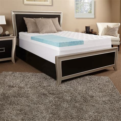luxury solutions  gel memory foam mattress topper reviews wayfair