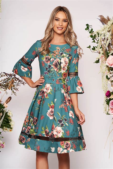 floral dresses  sleeves fashion dresses